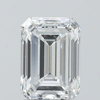 Timeless Of 2.03 CT Emerald Shape D Color VS1 Clarity Lab Grown Diamond For First Rain