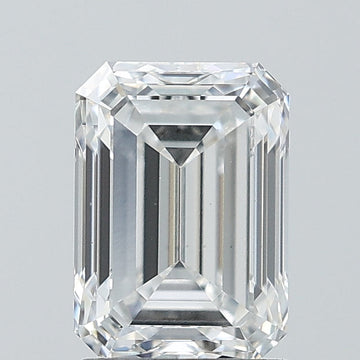 Timeless Of 2.03 CT Emerald Shape D Color VS1 Clarity Lab Grown Diamond For First Rain