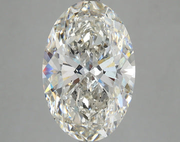 Beautiful 5.08 CT Oval Shape I Color SI1 Clarity Lab grown Diamond For Anniversary Ring
