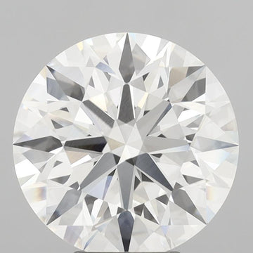 Custom Luxury 5.31 CT Round Shape E Color VVS2 Clarity Lab grown Diamond For Birthday Ring