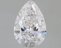 Timeless Of 1.04 CT Pear Shape D Color VS1 Clarity Lab grown Diamond For Birthday Ring