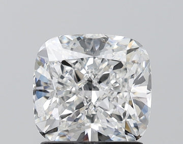Sustainable VVS2 Clarity 1.52 CT Cushion Shape E Color Moissanite Diamond For Surprise Ring