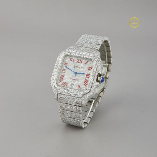 Premium Lab Diamond Watch Full Iced Design by Ivevar