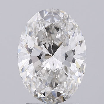 High Quality 2.16 CT Oval Shape G Color SI1 Clarity Lab grown Diamond For Surprise Ring
