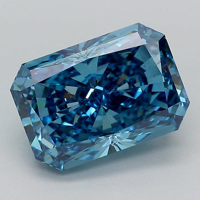 4.01 Ct Emerald Cut Fancy Deep Lab Grown Diamond - VS2 Clarity