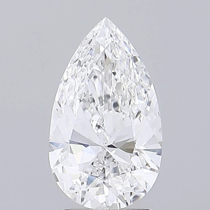 Beautiful 2.01 CT Pear Shape D Color VVS2 Clarity Moissanite Diamond For Open Skies