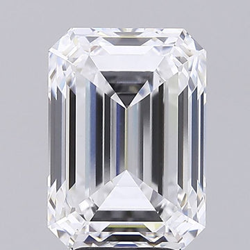 Bold Beauty 5.37 CT Emerald Shape D Color VVS2 Clarity Lab grown Diamond For Party Ring