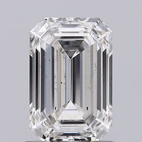 Dazzling 1.15 CT Emerald Shape H Color SI1 Clarity Lab grown Diamond For Propose Ring