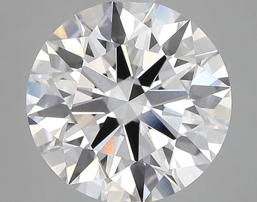Bold Beauty 5.14 CT Round Shape D Color VS1 Clarity Moissanite Diamond For Party Ring