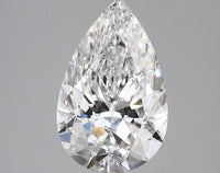 Beautiful 3.17 CT Pear Shape D Color VS1 Clarity Moissanite Diamond For Birthday Ring