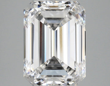 Elegant Of 4.04 CT Emerald Shape D Color VS1 Clarity Lab Grown Diamond For Special Occasion