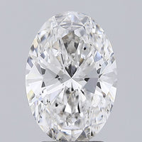 Beautiful 2.18 CT Oval Shape G Color SI1 Clarity Lab grown Diamond For Wedding Ring