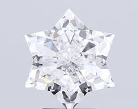 Luxury 3.03 CT Rose Cut Shape D Color VS1 Clarity Moissanite Diamond For Special One Ring