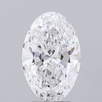 Unique 3.05 CT Oval Shape D Color VS1 Clarity Lab Grown Diamond For Wedding Ceremony Ring