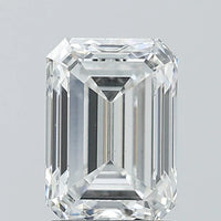 Timeless Of 2.03 CT Emerald Shape D Color VS1 Clarity Moissanite Diamond For First Rain