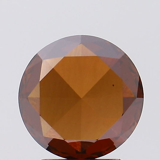 Ultimate 2.11 CT Rose Cut Shape Fancy Brown Color VS2 Clarity Moissanite Diamond For Birthday Ring