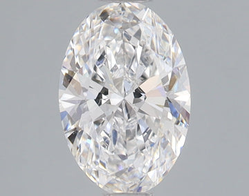 Ultimate 0.93 CT Oval Shape D Color VS1 Clarity Lab Grown Diamond For Anniversary Ring
