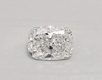 Luxurious Cushion Cut 0.33 CT D Color Lab grown Diamond VS1 Clarity For her Ring