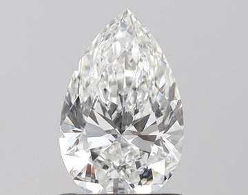 Perfect 1.10 CT Pear Shape E Color VVS1 Clarity Moissanite Diamond For Slow Fire