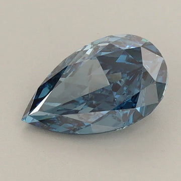Perfect 1.19 CT Pear Shape Fancy Vivid Blue Color VS1 Clarity Moissanite Diamond For Held Gaze