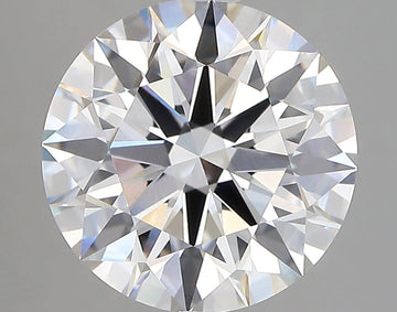 Brilliant 4.17 CT Round Shape D Color VVS2 Clarity Moissanite Diamond For Anniversary Ring