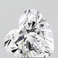 Shiny Of 4.37 CT Heart Shape D Color VS1 Clarity Lab Grown Diamond For Warm Echo