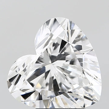 Shiny Of 4.37 CT Heart Shape D Color VS1 Clarity Lab Grown Diamond For Warm Echo