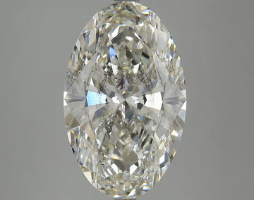 Shiny 6.03 CT Oval Shape H Color SI2 Clarity Moissanite Diamond For Wedding Ring