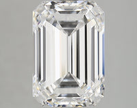 Designer 5.19 CT Emerald Shape D Color VS1 Clarity Lab Grown Diamond For Slow Fire