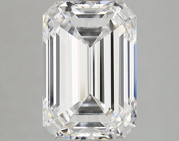 Designer 5.19 CT Emerald Shape D Color VS1 Clarity Lab Grown Diamond For Slow Fire