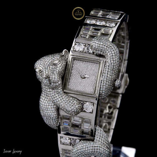 Mechanical Bling Redefined - Custom VVS Moissanite Iced Out Timepiece