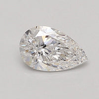 Luxurious 0.59 CT Pear Shape D Color SI1 Clarity Lab Grown Diamond For the One Glance