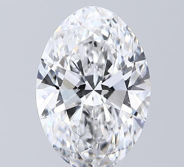 Latest 3.06 CT Oval Shape D Color VS1 Clarity Lab Grown Diamond For Anniversary Gift Ring