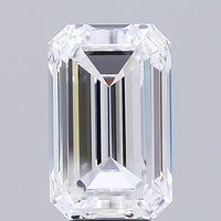 High Quality 7.01 CT Emerald Shape D Color VS1 Clarity Lab grown Diamond For Anniversary Ring