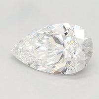 Luxurious 1.05 CT Pear Shape E Color VVS1 Clarity Lab Grown Diamond For True North