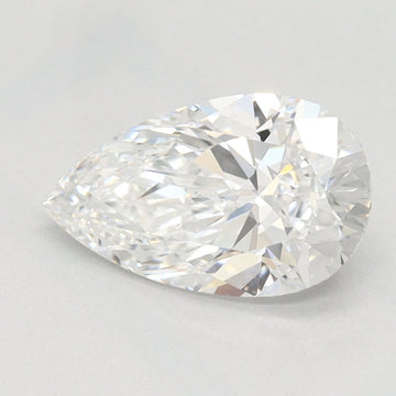 Luxurious 1.05 CT Pear Shape E Color VVS1 Clarity Lab Grown Diamond For True North