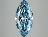 Designer Of 3.87 CT Marquise Shape Fancy Vivid Blue Color VS2 Clarity Lab Grown Diamond For True North