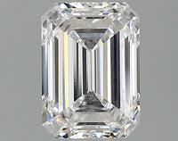 Luxury Of 1.58 CT Emerald Shape D Color VS1 Clarity Moissanite Diamond For Sweet Air
