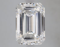 Ultimate 3.56 CT Emerald Shape F Color SI1 Clarity Lab grown Diamond For Propose Ring