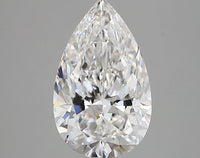 Shiny 3.18 CT Pear Shape D Color VS1 Clarity Moissanite Diamond For Propose Ring