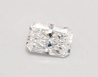 Brilliant 0.35 CT Radiant Shape D Color VVS2 Clarity Lab Grown Diamond For One Glance