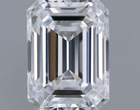 perfect Of 0.47 CT Emerald Shape D Color VS1 Clarity Moissanite Diamond For Her Smile