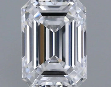 perfect Of 0.47 CT Emerald Shape D Color VS1 Clarity Moissanite Diamond For Her Smile