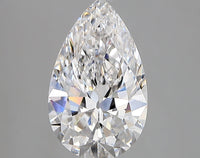 Designer 2.16 CT Pear Shape D Color VS1 Clarity Moissanite Diamond For Propose Ring