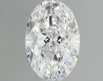 Sparkling 0.66 CT Oval Shape D Color VS1 Clarity Lab Grown Diamond For Anniversary Ring