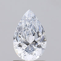 Experience Luxury Pear Shape H Color 1.00 CT SI1 Clarity Moissanite Diamond For Propose Ring