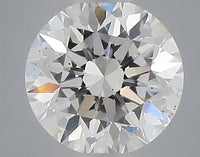 Classic 0.46 CT Round Shape D Color SI1 Clarity Lab Grown Diamond For the Plain Gold