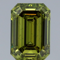 Designer Of 3.06 CT Emerald Shape Fancy Vivid Green Color VS2 Clarity Lab Grown Diamond For One Wish