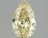 Premium 1.55 CT Pear Shape Fancy Yellow Color VS1 Clarity Moissanite Diamond For That Day