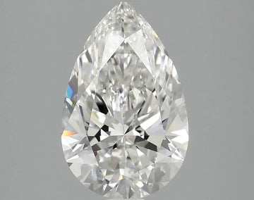 Premium 2.04 CT Pear Shape G Color VS1 Clarity Moissanite Diamond For Custom Ring